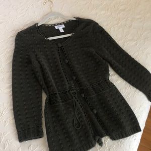 Button down Loft sweater